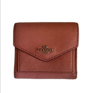 Pink Leather Coach Wallet
